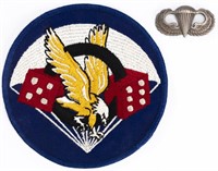 506th PIR “Para Dice” Patch and Jump Wings Lot