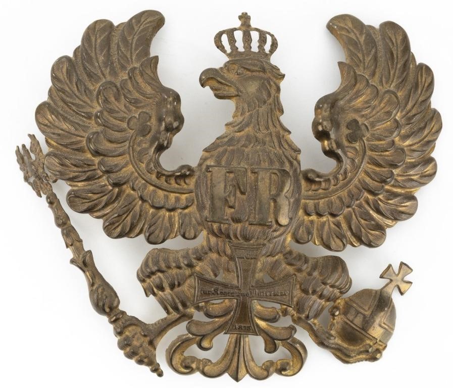 Prussian Reserve Officer’s Pickelhaube Front Plate
