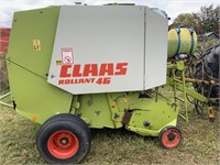 Claas Rollant 46 round baler , 46" pick up net tie