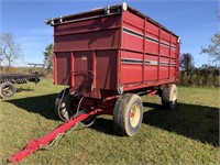 Weber Lane Super -Tilt hyd lift dump wagon