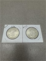 1969 and 1971 Buffalo Bill Cody Days silver dollar