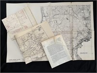 Vintage US Military Maps Civil War Chattanooga,