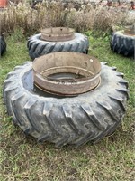 Michelin pair of duals snap on 520/85/R38