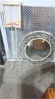 Wrought Iron Mirror, Realstate Phamplet Box