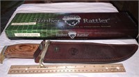 Timber Rattler Jungle Fury Bowie , rust on blade