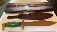 Timber Rattler Knife  Rust on Blade