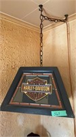 Harley Davidson Hanging Light 16x16