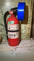 Fire extinguisher and roll tape