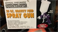 Central Pneumatic  Gravity  Feed Spray Gun