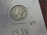 1938 MERCURY DIME