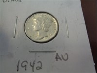 1942 MERCURY DIME