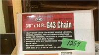 3/8 x 14 foot G43 Chain