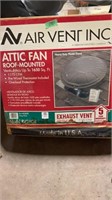 Attic Fan Roof Mounted