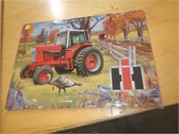 12X17 METAL SIGN - RED TRACTOR