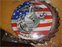 METAL SIGN - MARINES