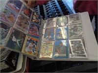 MIXED SPORTS CARDS IN BINDER