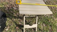 Side Folding Tables (2) 20 inches tall