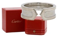 Cartier C De Cartier 18kt White Gold Ring