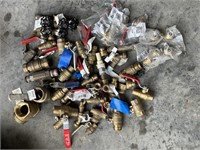 Assorted Brass Valves, 1/2" - 2"