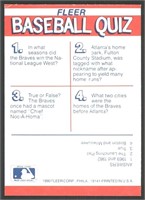 Baseball Quiz Atlanta Braves