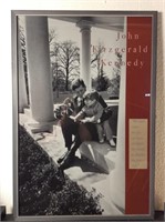 John Kennedy Framed Poster 37x25.5"