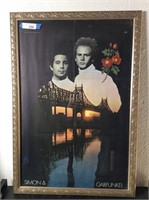 Simon & Garfunkel Framed Poster 35x24"
