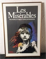 "Les Miserables" Andrew Lloyd Weber Poster 25x17"