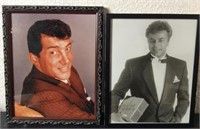 Dean Martin & Johnny Mathis Portraits ~11x9"