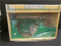 1986 Cabbage Patch Kids 3 Pc Meal Time Set NIB