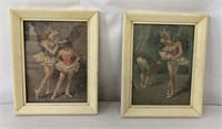 1940s Cydney Grossman Ballerina Prints (set of 2)