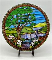 18" DIA. STAINED GLASS SUN CATCHER
