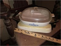 Vintage Corning Ware Bowl & Warmer