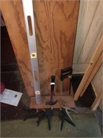 Level ~ Hammer ~ Clamps & Saw