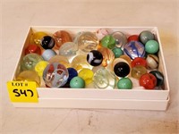 Lot of Vintage Glass Marbles