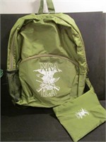 NRA  / ILA Backpack w/ Matching Zipped Pouch