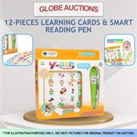 12-PCS LEARNING CARDS & SMART READING PEN