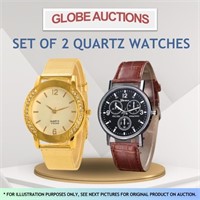 SET OF 2 QUARTZ WATCHES