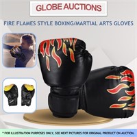 FIRE FLAMES STYLE BOXING / MARTIAL ARTS GLOVES