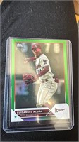 2023 Topps Pro Debut Chrome Luisangel Acuna Green