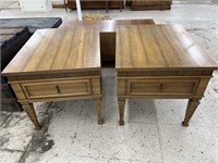 2 End Tables w/ Drawer