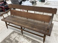 Vintage 5ft Wooden Bench