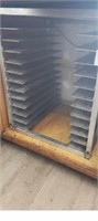 Sheet pan rack 1/3 size stationary