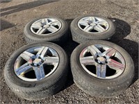 4 Chevrolet tires & rims - P235/60R17