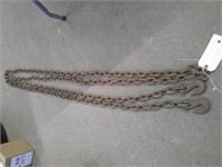 5/16" chain, 20ft with grab hooks