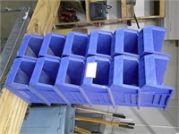 12 blue trays