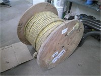 used rope on spool