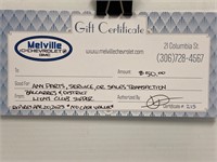 $50 Chevrolet Certificate