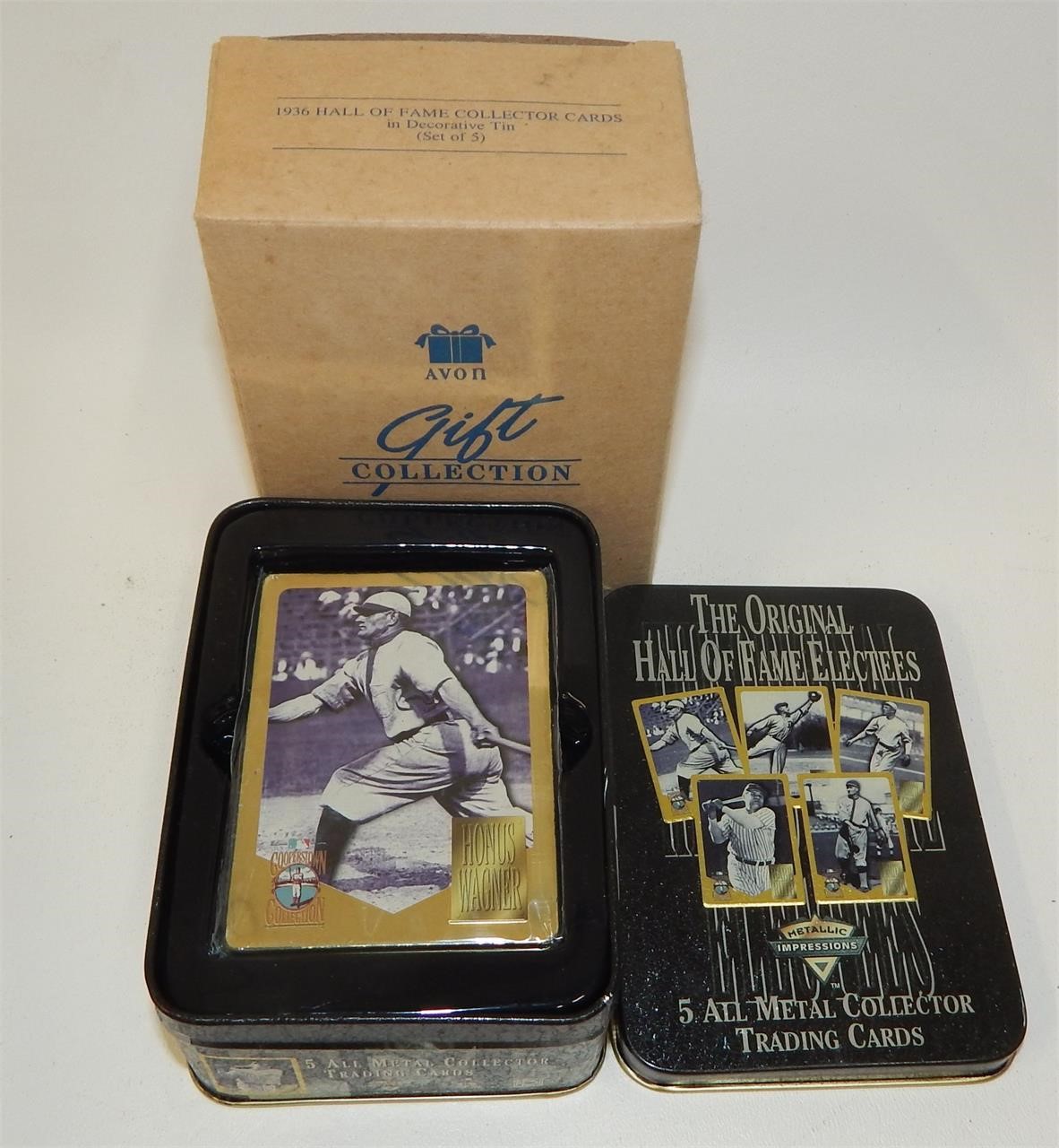 Avon Baseball Hall of Fame Collector Cards in Tin