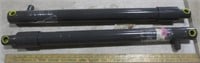 2 gray hydraulic cylinders, approx. 37" long