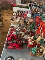 VERY LARGE LOT OF VINTAGE CHRISTMAS DECOR